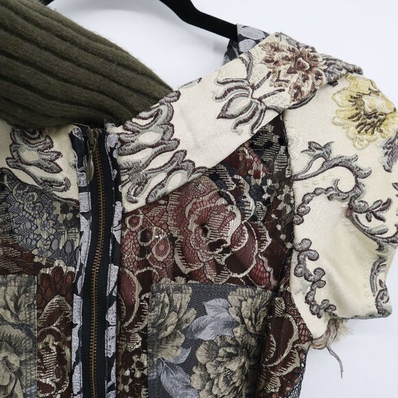 Beguile By Byron Lars Noemi Dress Womens 2 Brown Romantic Feminine Boho Coquette - Picture 14 of 16